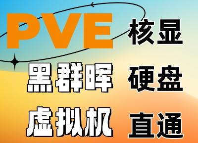 Promox VE（PVE）安装黑群晖NAS虚拟机（直通核显+硬盘）